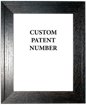 Framed Customer Patent Print