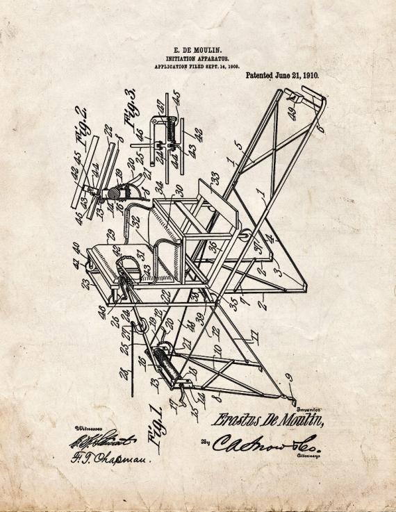 Moulin Magic Initiation Apparatus Patent Print