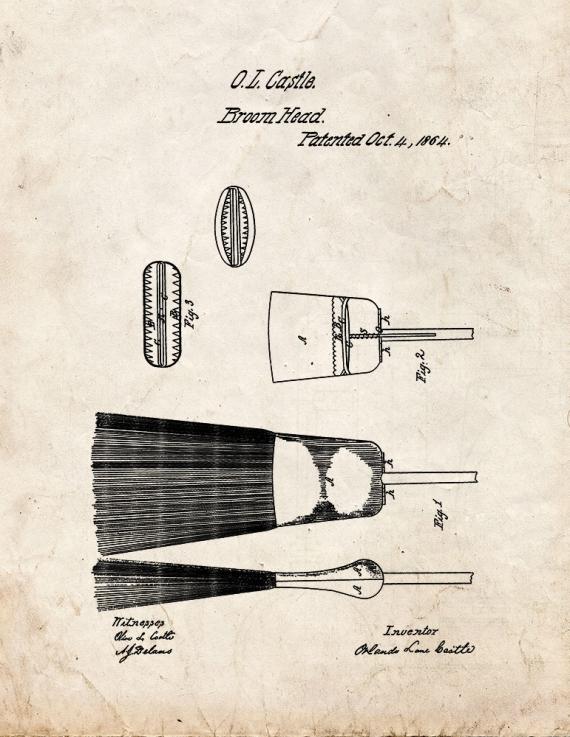 Broomhead Patent Print