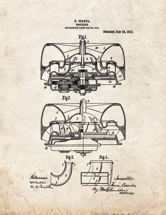 Propeller Patent Print