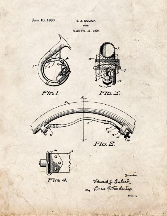 Tuba Patent Print