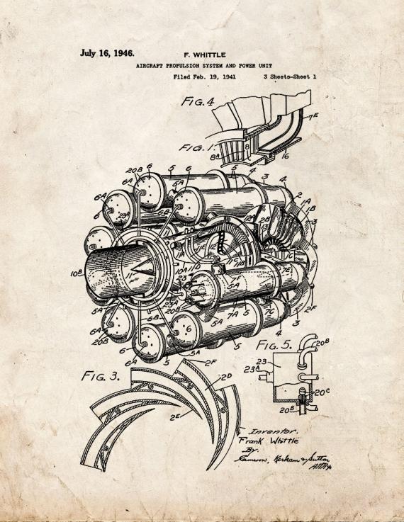 Aircraft Propulsion System And Power Unit Patent Print