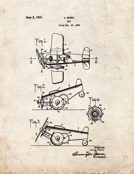 Toy Patent Print