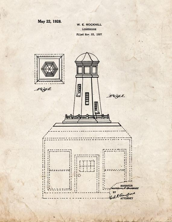 Lighthouse Patent Print