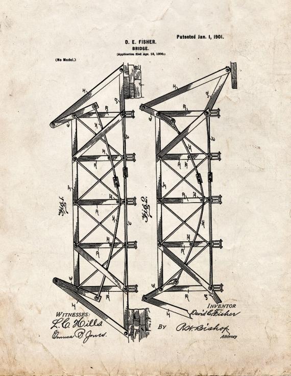Bridge Patent Print
