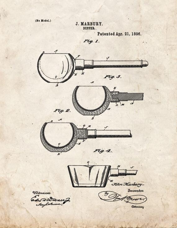 Dipper Patent Print