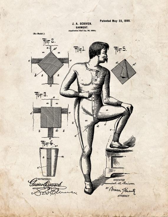 Garment Patent Print