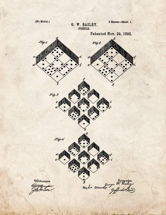 Puzzle Patent Print