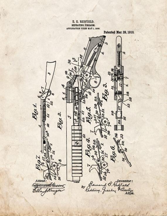 Repeating Firearm Patent Print