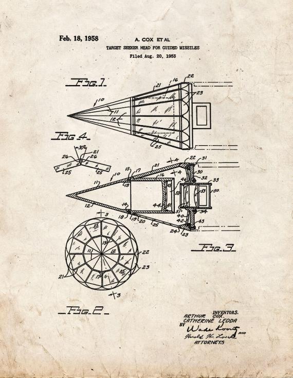 Target Seeker Head for Guided Missiles Patent Print