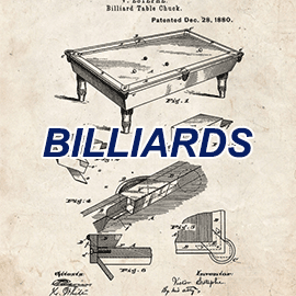 (image for) Billiard Patent Prints