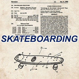 (image for) Skateboarding Patent Prints
