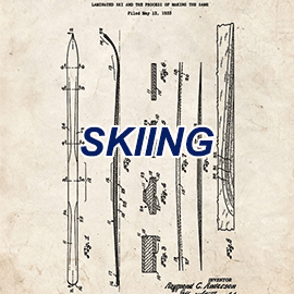 (image for) Skiing Patent Prints