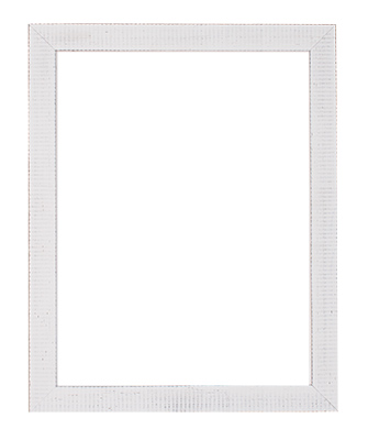 Distressed White Frame