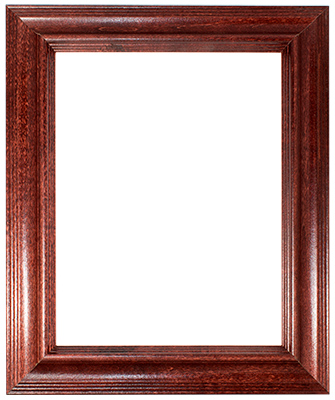 Cherry Red with Deep Edges Frame