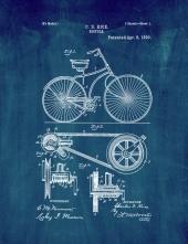 Bicycle Patent Print