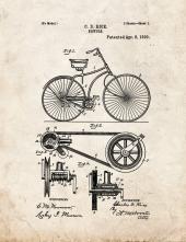 Bicycle Patent Print