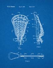 Lacrosse Stick Patent Print