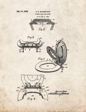 Toilet Seat And Cover Patent Print