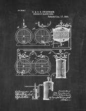 Process Of Making Beer Patent Print