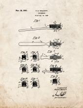 Toothbrush Patent Print