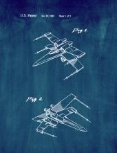 Star Wars X-Wing Fighter Patent Print