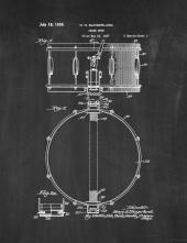 Snare Drum Patent Print