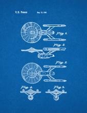 USS Enterprise from Star Trek: The Motion Picture Patent Print