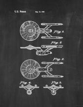 USS Enterprise from Star Trek: The Motion Picture Patent Print