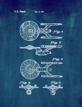 USS Enterprise from Star Trek: The Motion Picture Patent Print