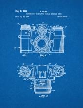 Photographic Camera With Coupled Exposure Meter Patent Print