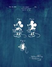 Mickey Mouse Patent Print