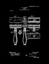 Gillette Razor Patent Print