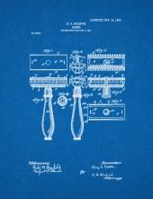 Gillette Razor Patent Print