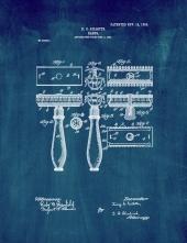 Gillette Razor Patent Print