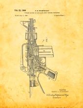 Colt AR-15 Semi-Automatic Rifle Patent Print