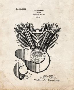 Harley Motorcycle Engine
