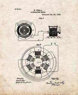 Tesla Alternating Motor