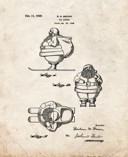 Santa on Skis Figure