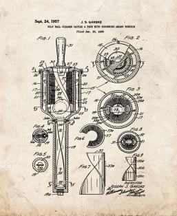Golf Ball Cleaner Tank With Scrubbing