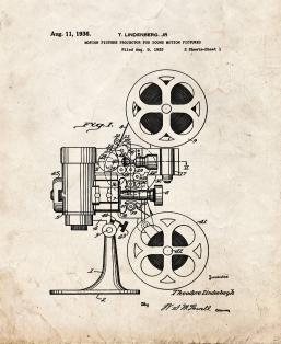 Motion Picture Projector For Sound Motion Pictures