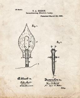 Incandescing Electric Lamp