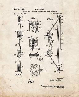 Archery Bow With Draw Force Multiplying Attachment...