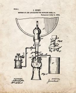 Apparatus for Bottling Beer