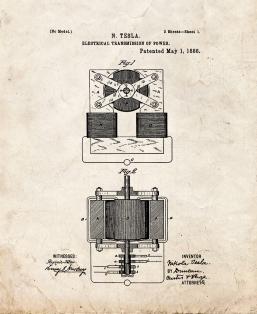 Tesla Electrical Transmission of Power
