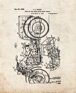 Front and Rear Wheel Driven Motor Vehicle