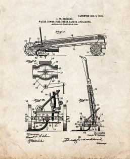 Water-tower Fire-truck Safety Appliance