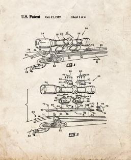 Scope Mount Base for A Black Powder Rifle