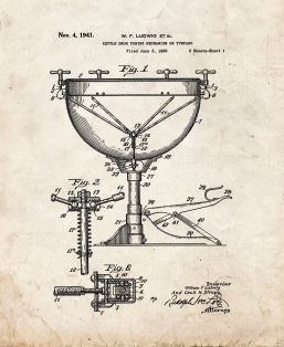 Kettle Drum Tuning Mechanism Or Tympano