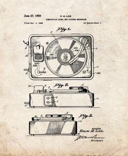 Television Antenna Patent Print Poster Item#13584: Frame a Patent